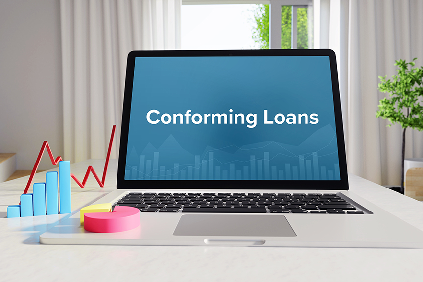 Conforming Loans displayed on Computer Screen